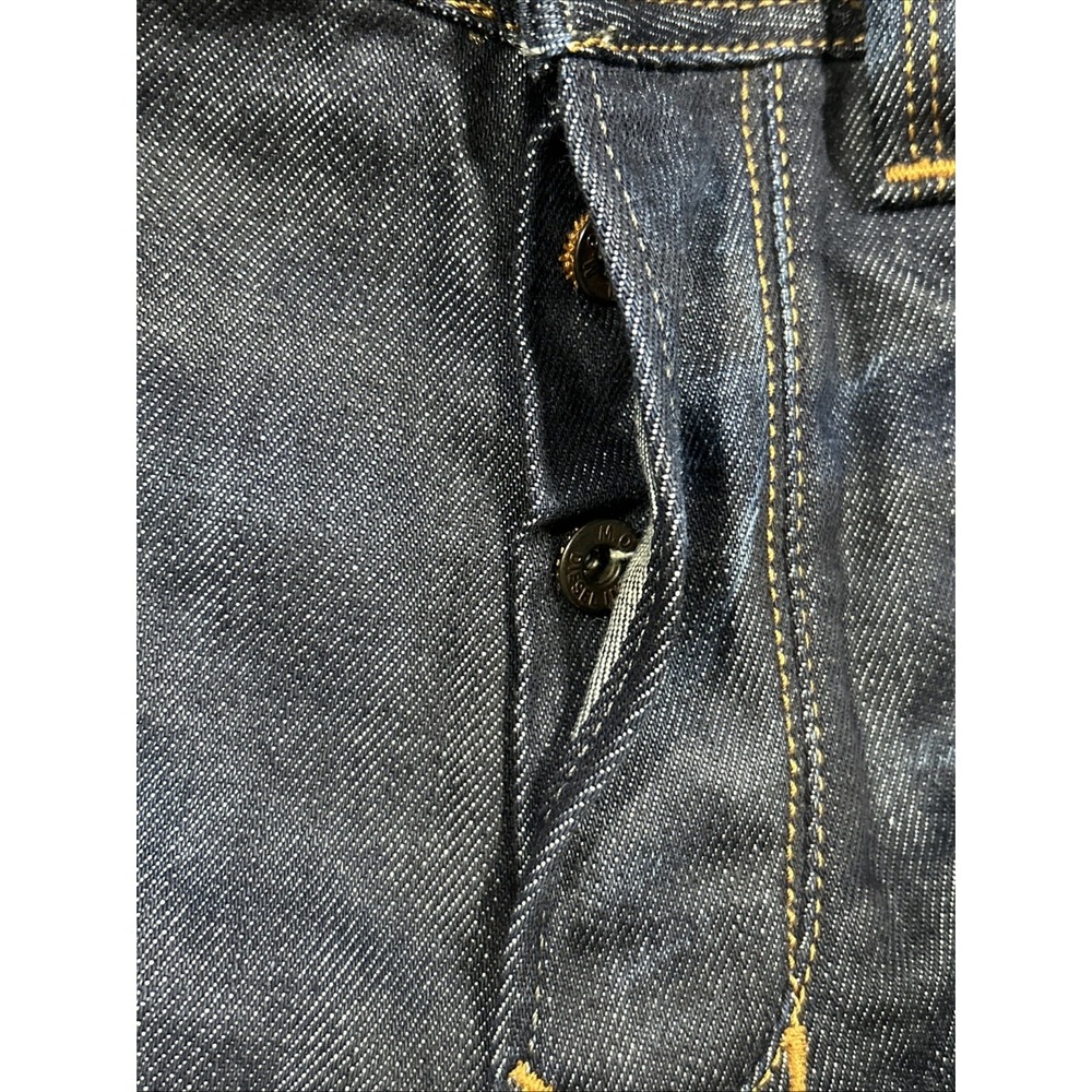 Diesel Larkee Jeans Mens 31x32 Relaxed Button Fly Romania 0073N Straight Denim - Picture 10 of 16
